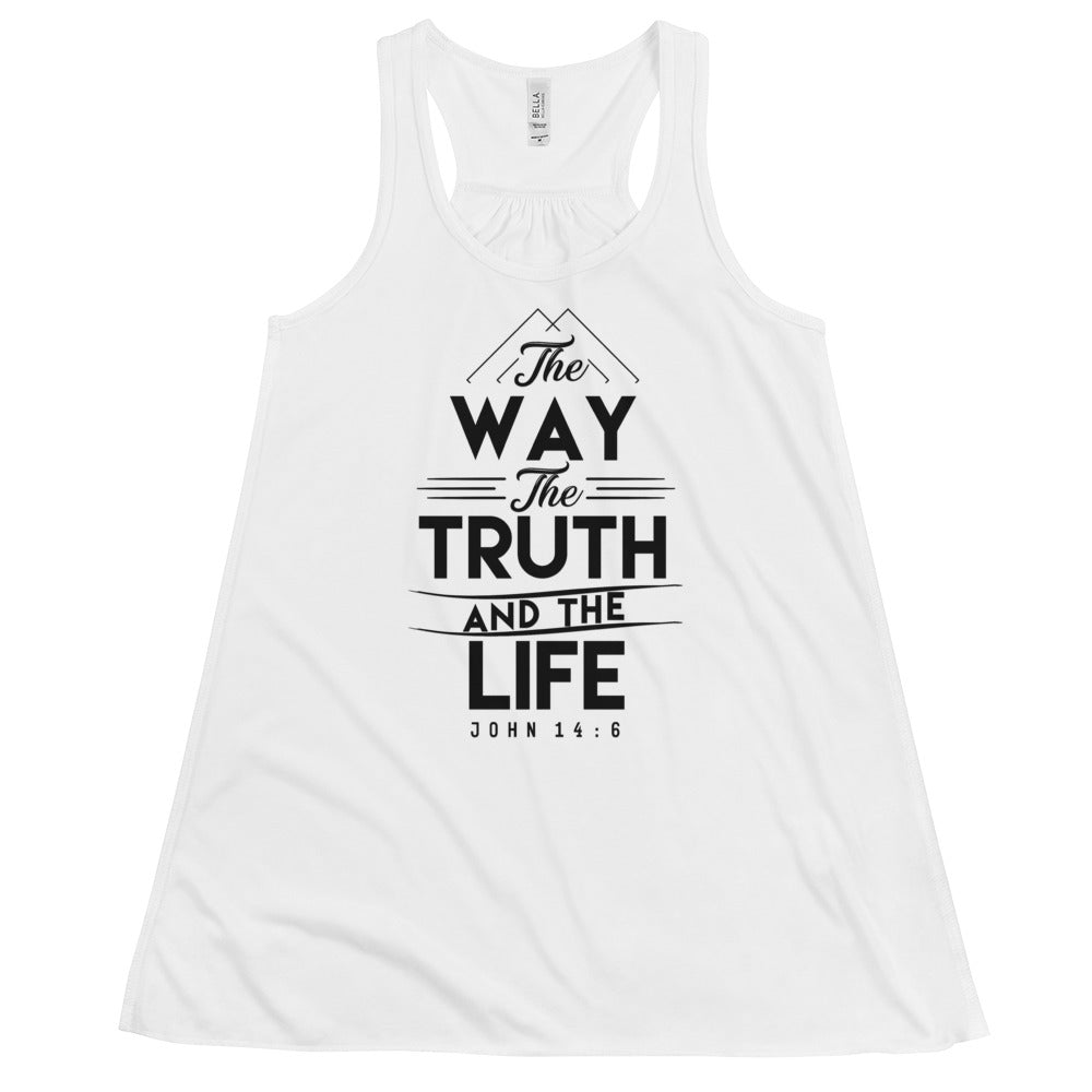 John 14:6 Tank (Black Letters)