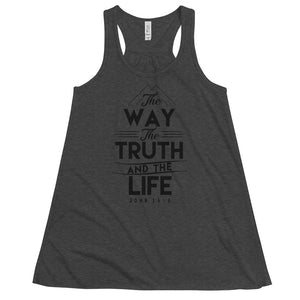 John 14:6 Tank (Black Letters)